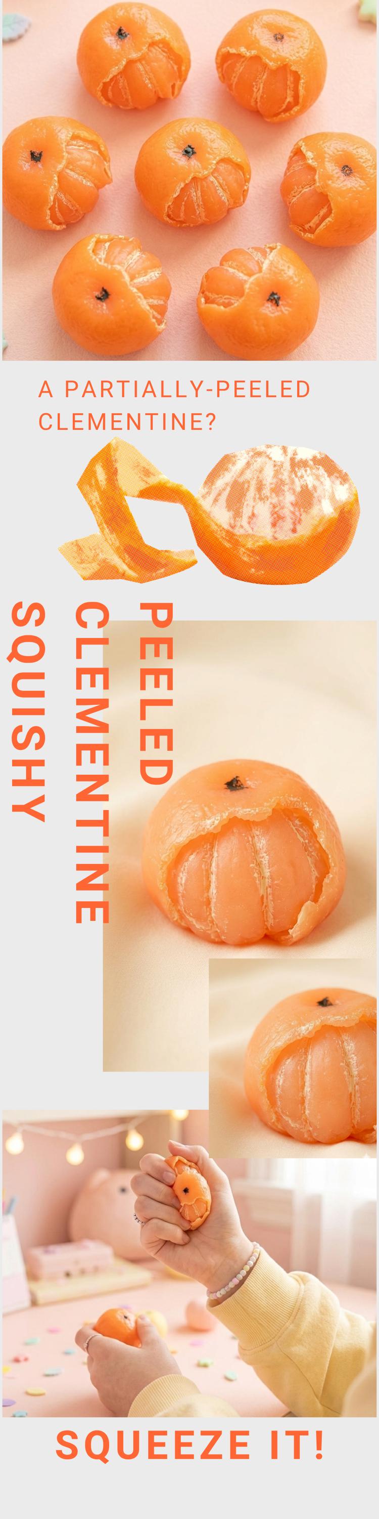 Peeled Clementine Squishy