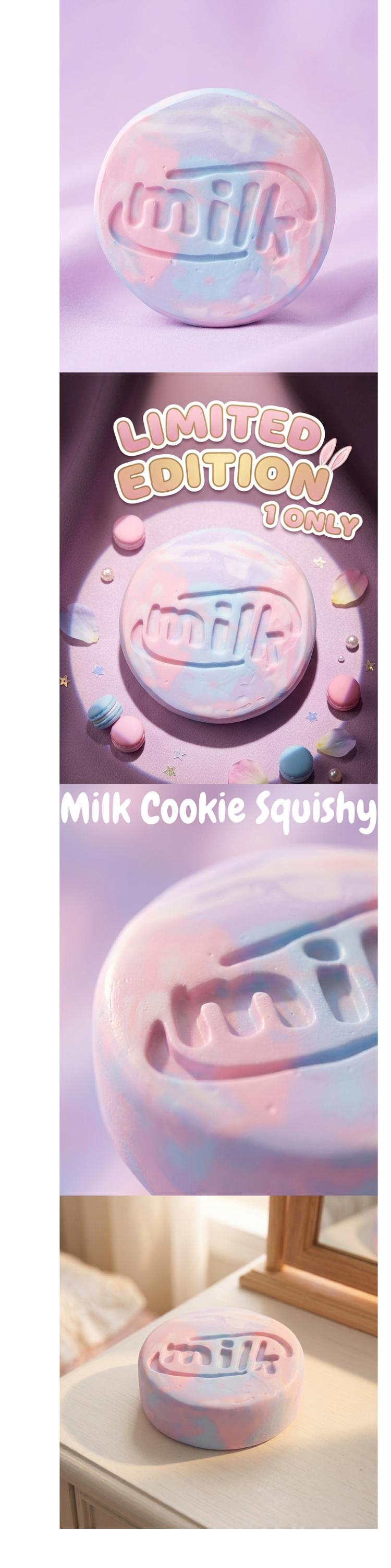 Pastel Milk Cookie Squishy