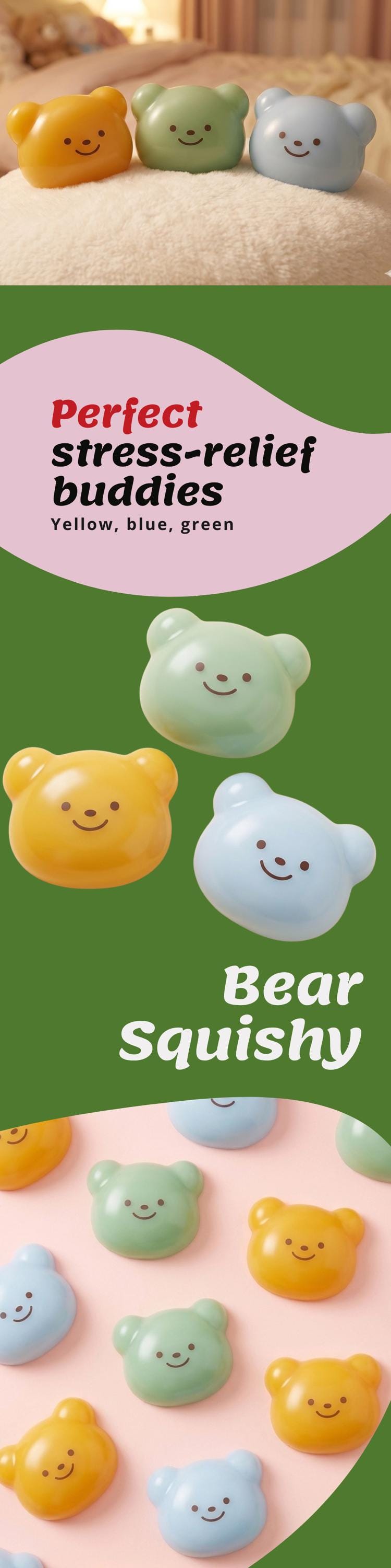 Colorful Bear Squishy