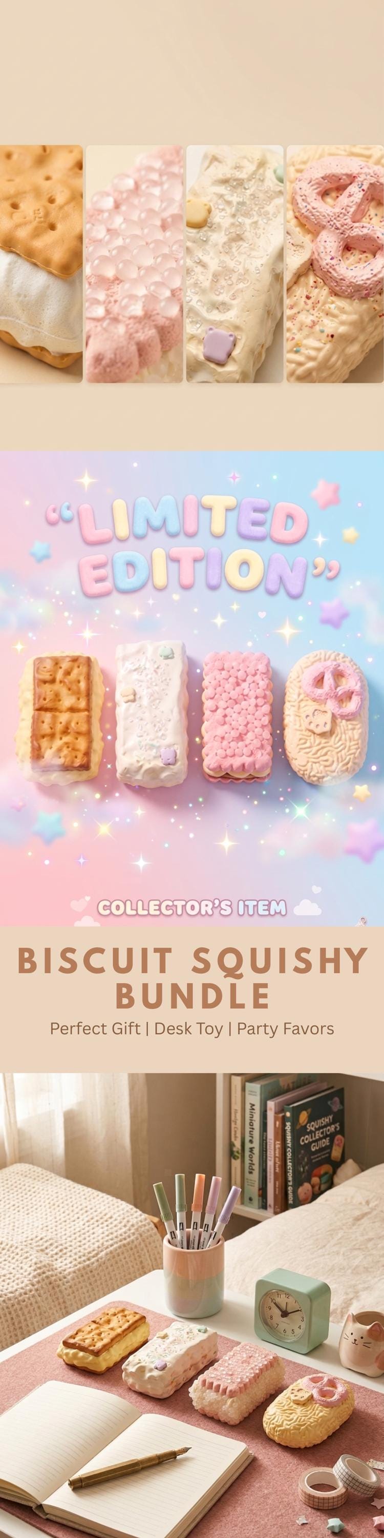 Biscuit Squishy Bundle