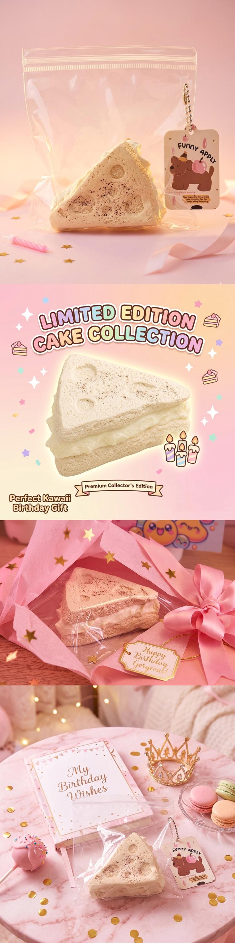 Creamy Cake Slice Squishy