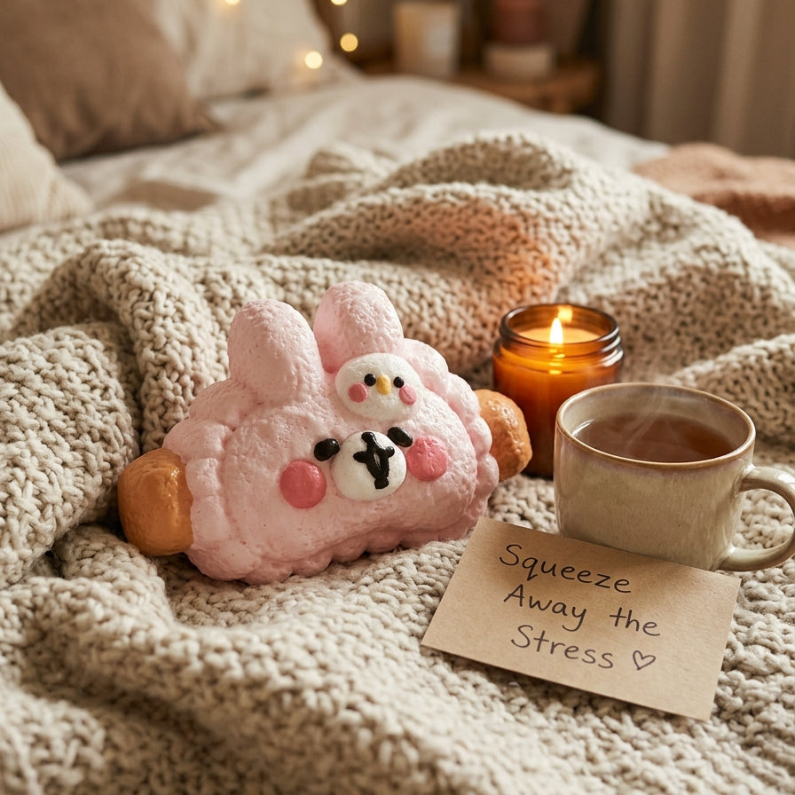 Bunny Chick Biscuit Squishy