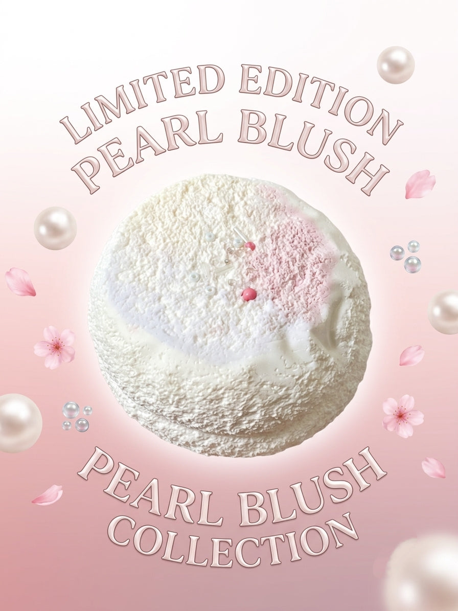 Pearl Creamy Pink Bread with Pearls Squishy