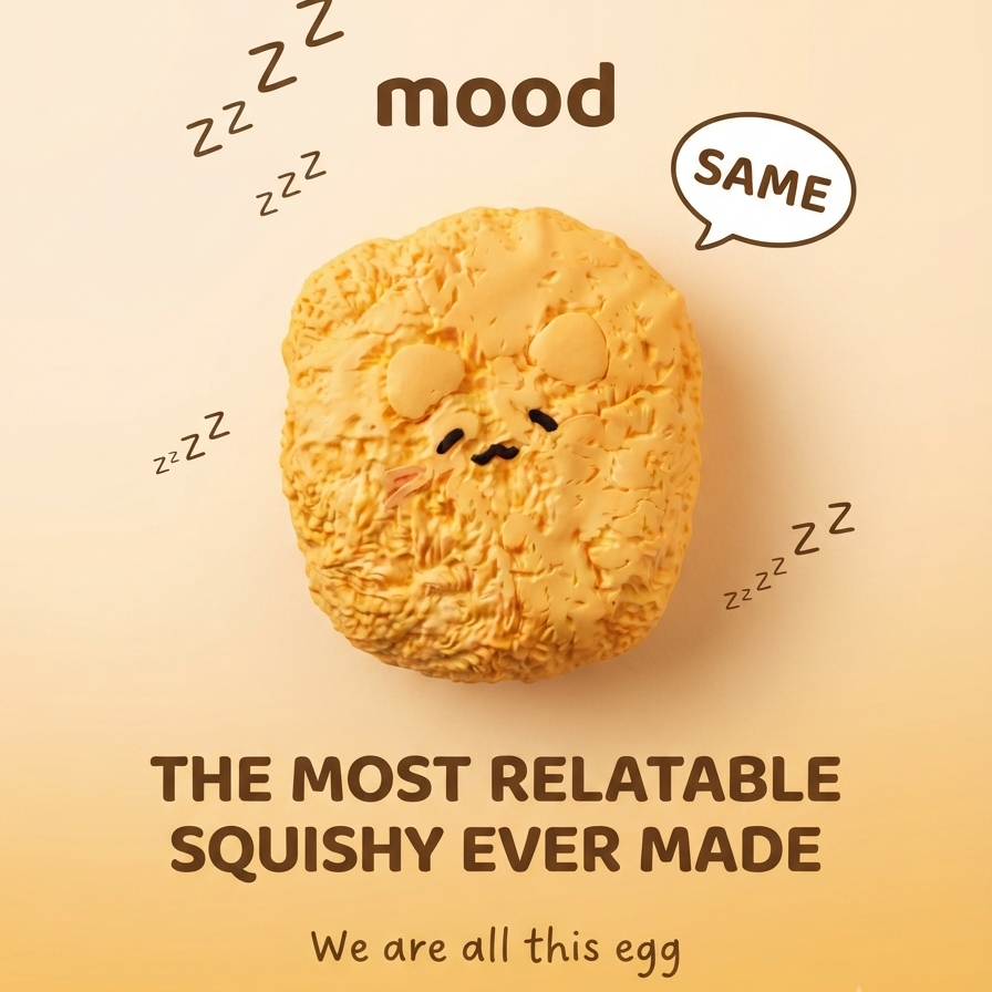 Lazy Egg Squishy