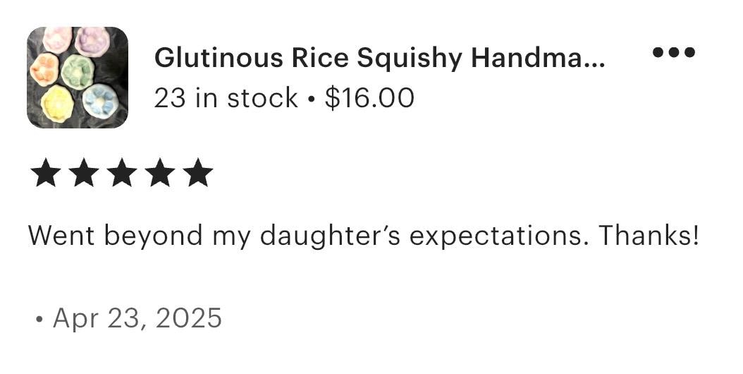 Colorful Glutinous Rice Squishy