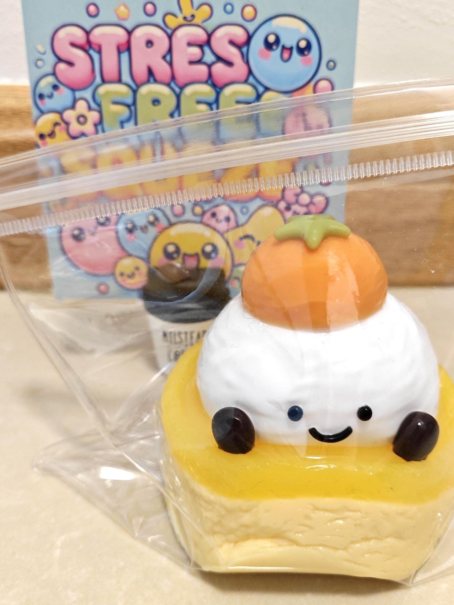 Custard Pudding Tart Squishy