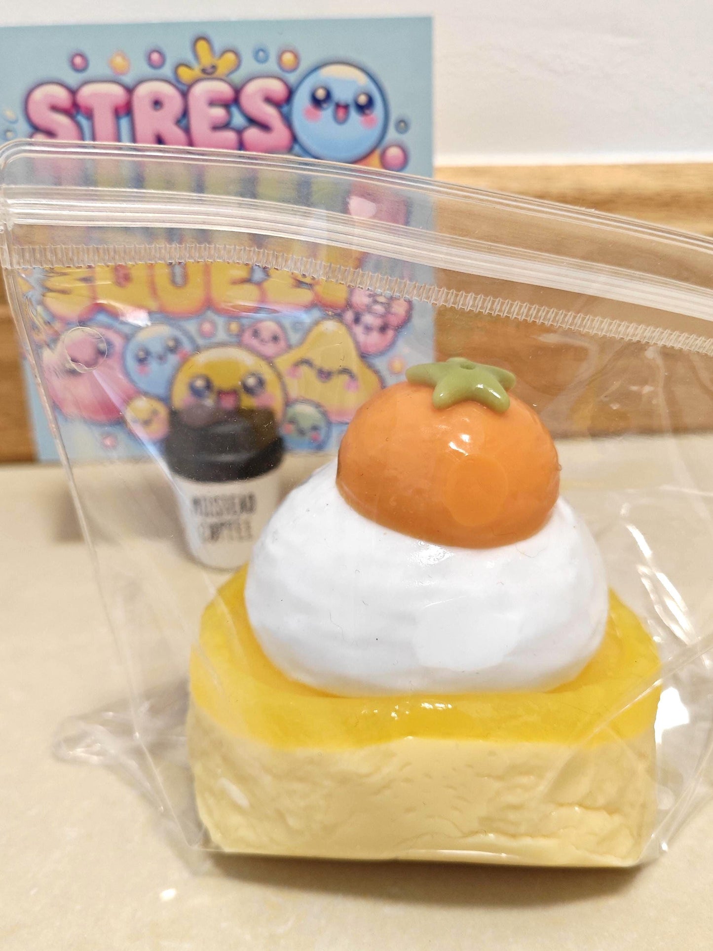 Custard Pudding Tart Squishy