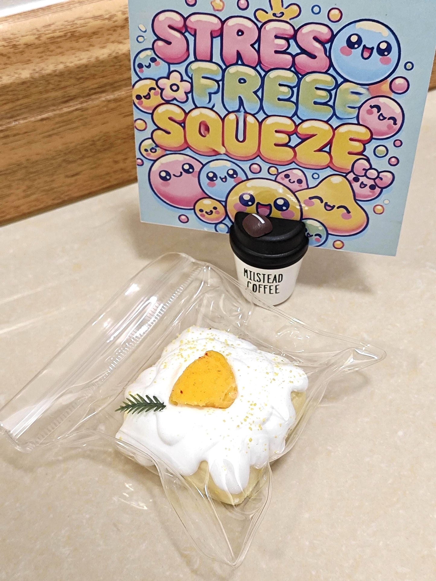 Mini Strawberry Summer Cake Squishy