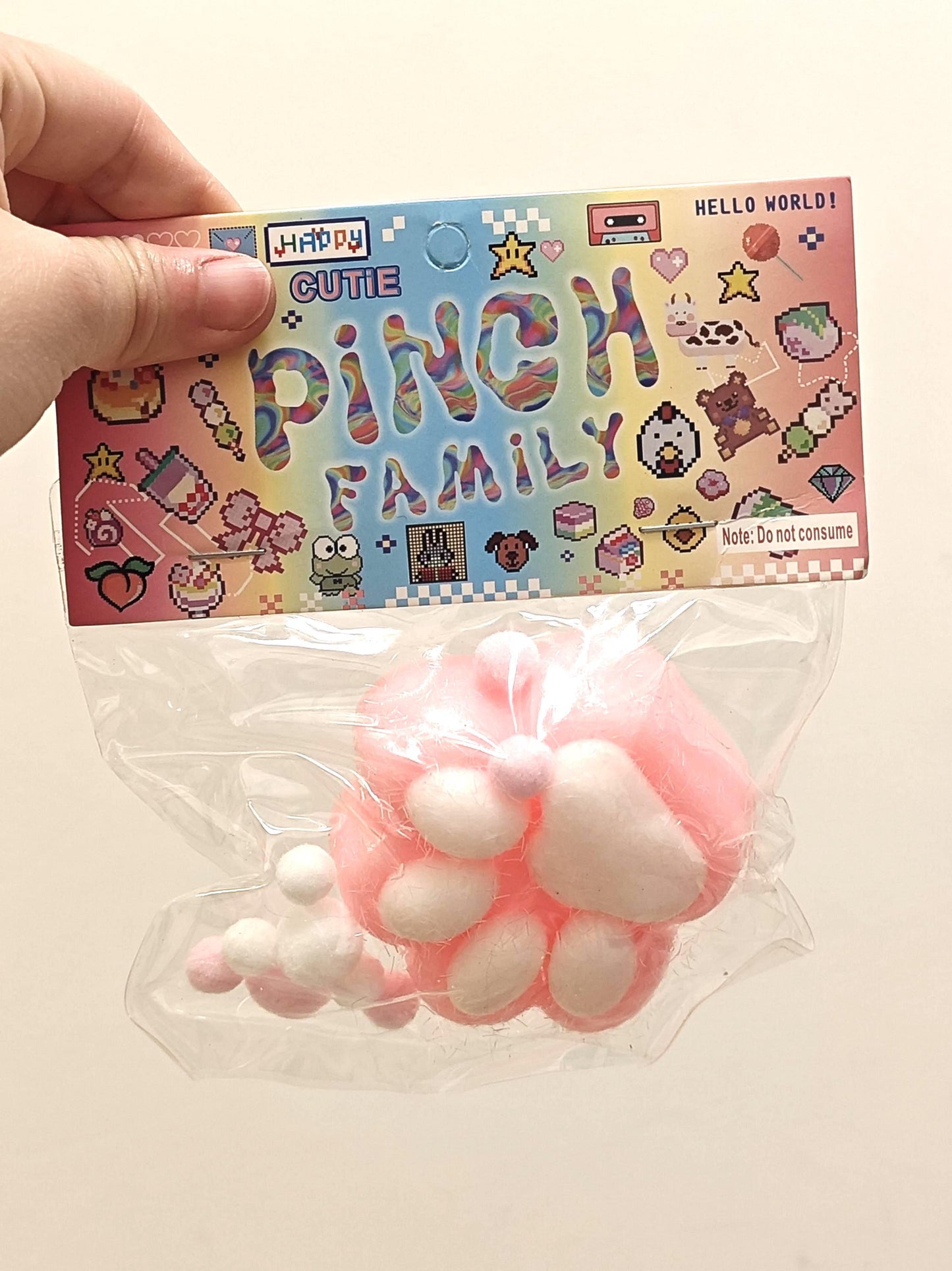 Colorful Cat Paw Squishy