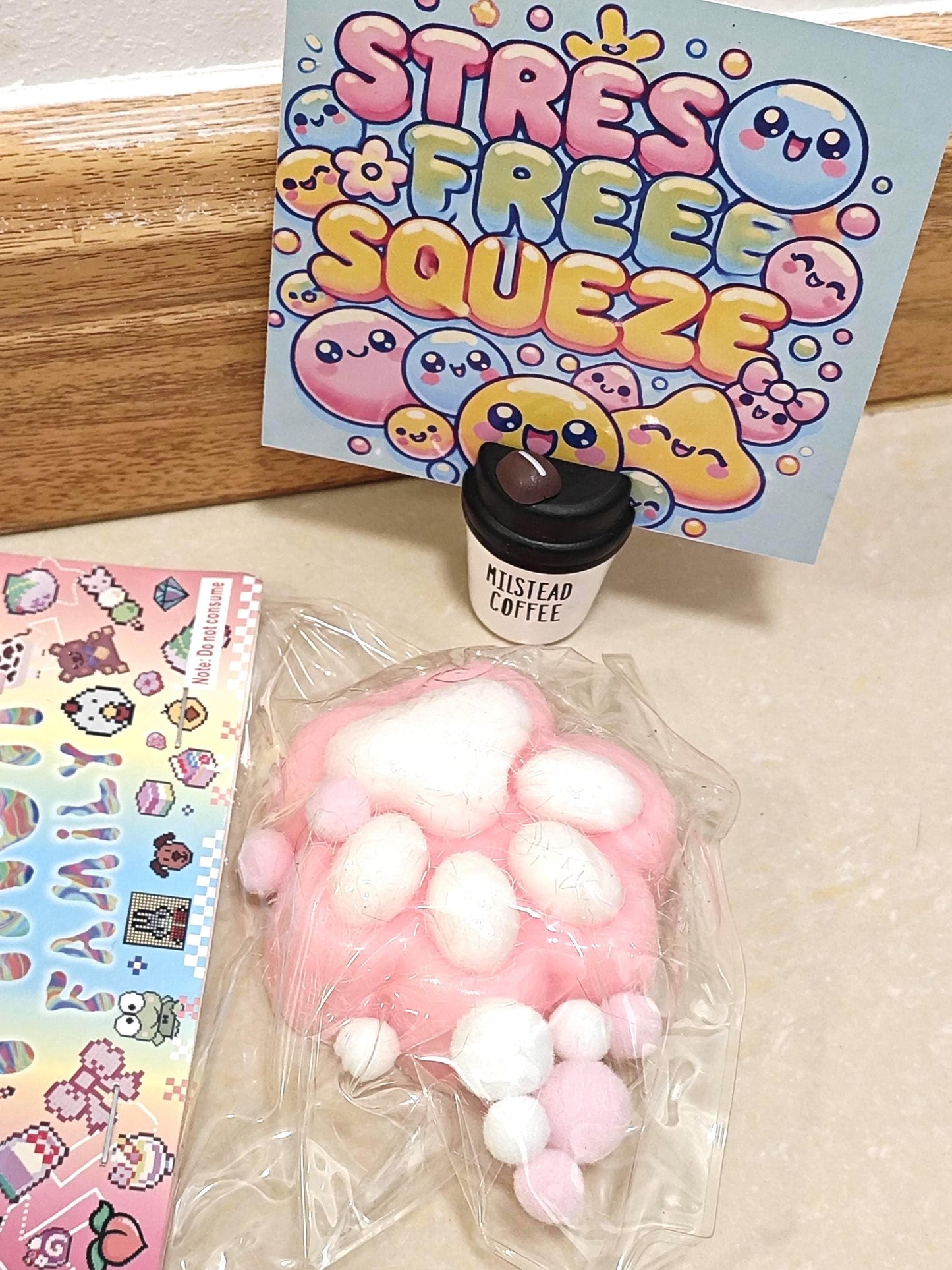 Colorful Cat Paw Squishy