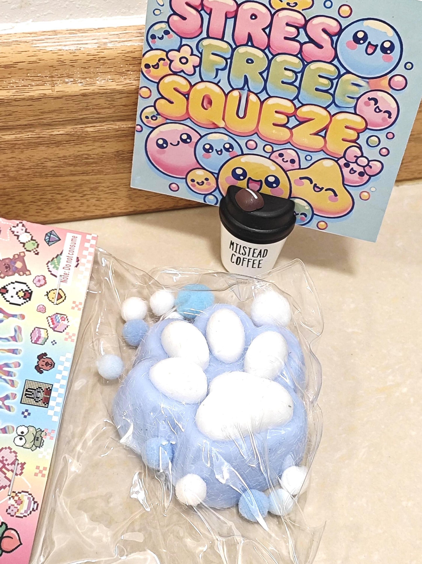 Colorful Cat Paw Squishy
