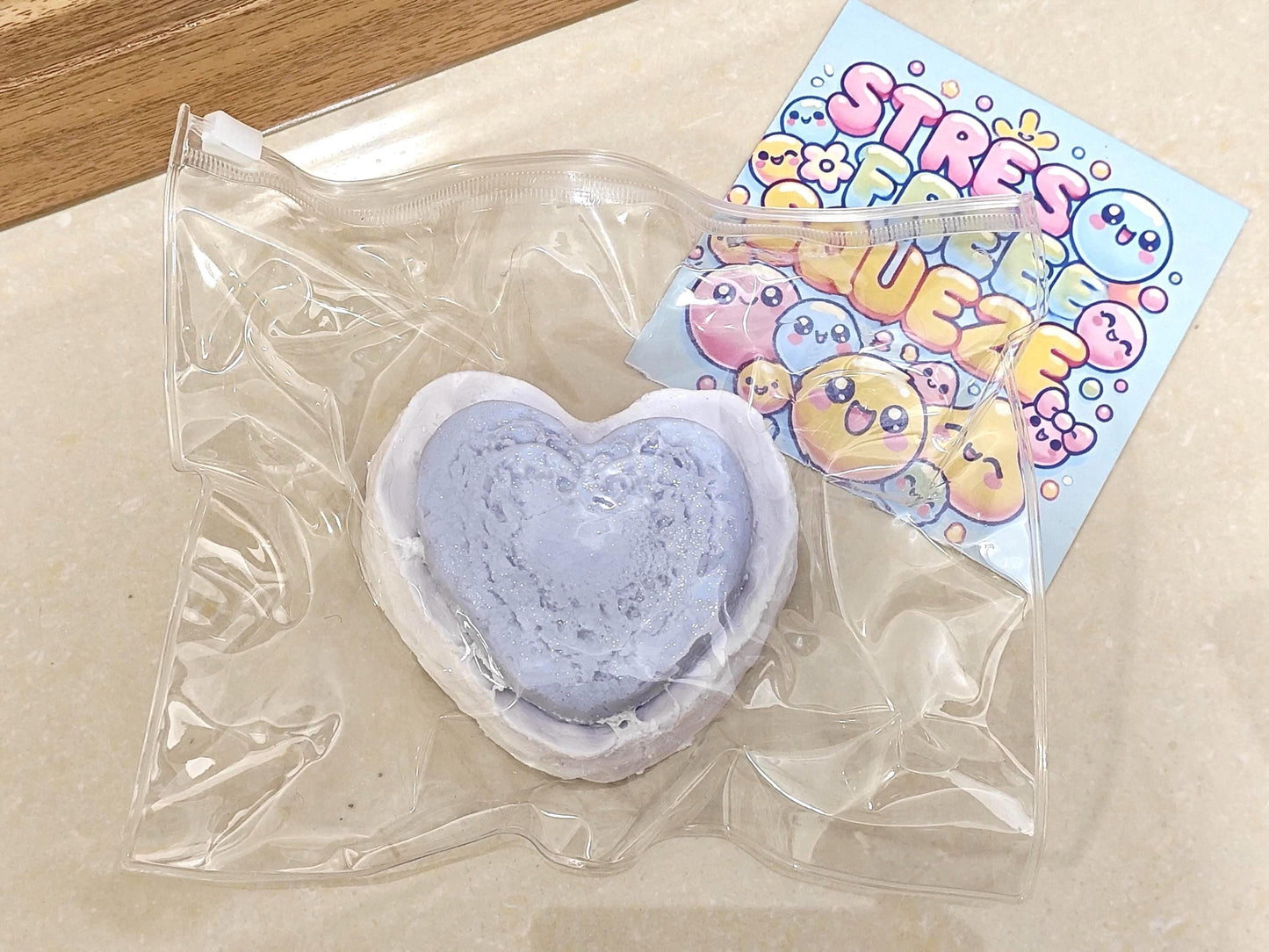 Lavender Heart Squishy