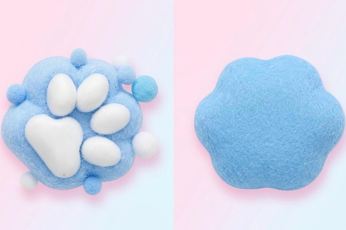 Colorful Cat Paw Squishy