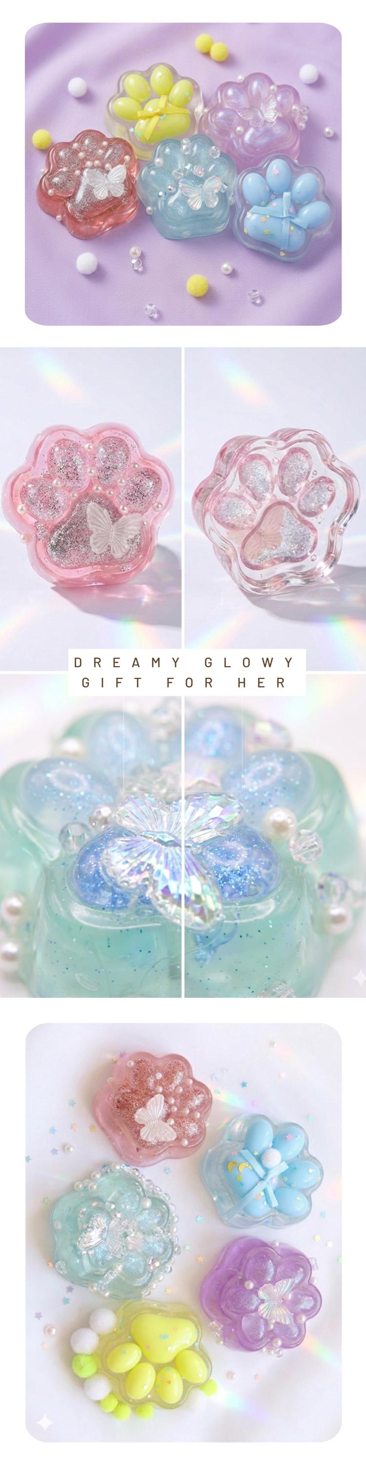 Transparent Cat Paw Squishy