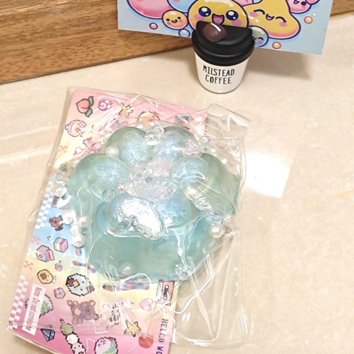 Transparent Cat Paw Squishy