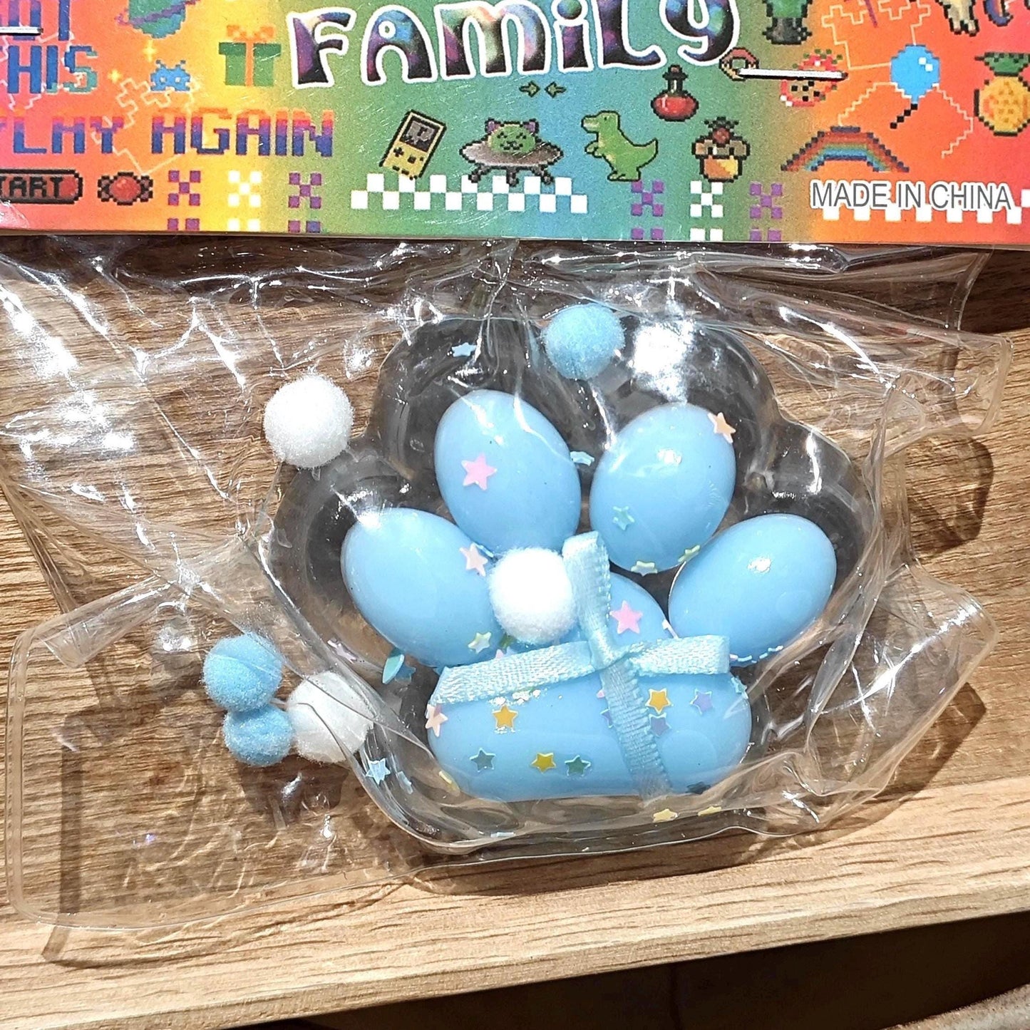 Transparent Cat Paw Squishy