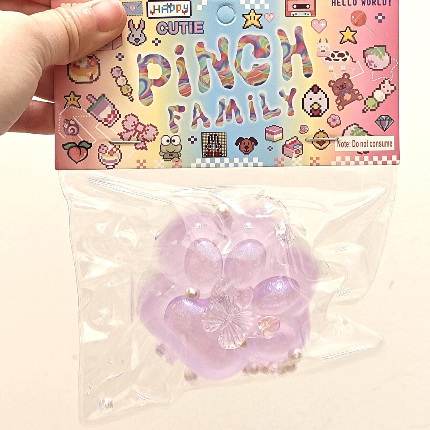 Transparent Cat Paw Squishy