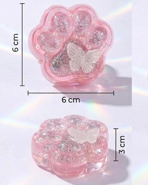 Transparent Cat Paw Squishy
