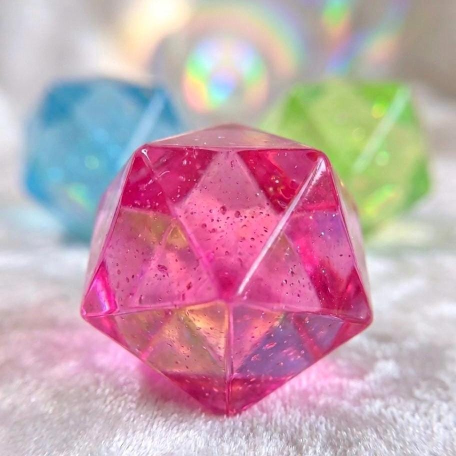 Bunter Taba Squishy Mini-Edelstein-Quetschball Kristall-Stressball Weicher Fidget Toy Langsam aufsteigender Stressabbau Schreibtischspielzeug Geschenkideen Diamant-Squishy