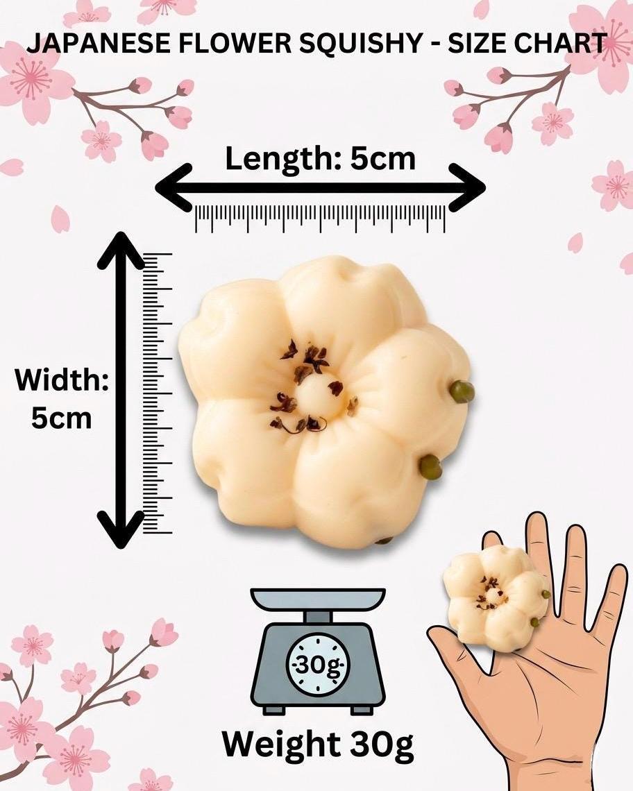 Japanese Rose Blossom Squishy