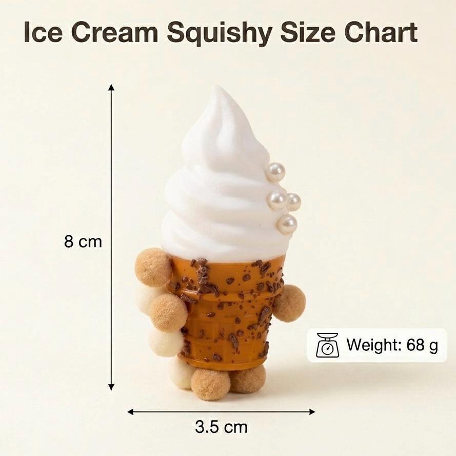 Ice Cream Cone Squishy