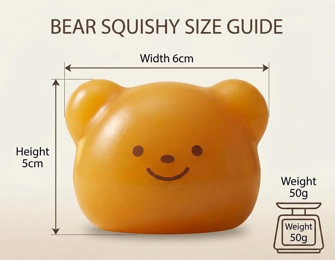 Colorful Bear Squishy