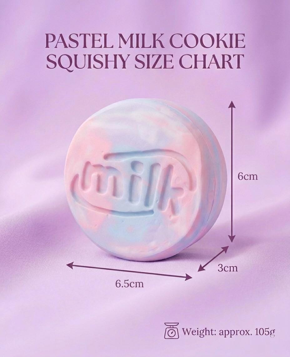 Pastel Milk Cookie Squishy