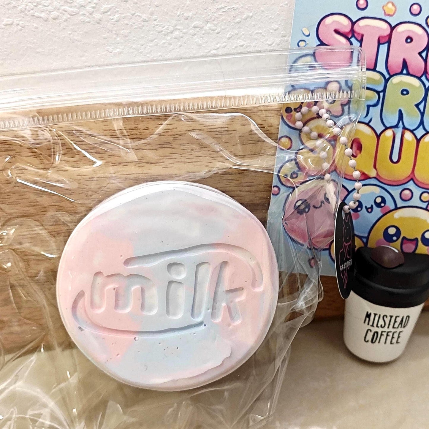 Pastel Milk Cookie Squishy