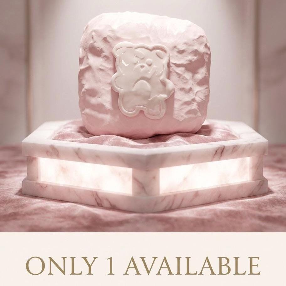Pink Bear Marshmallow Squishy