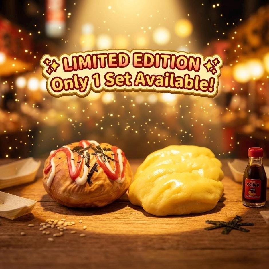 Takoyaki Japanese Street Food Squishy