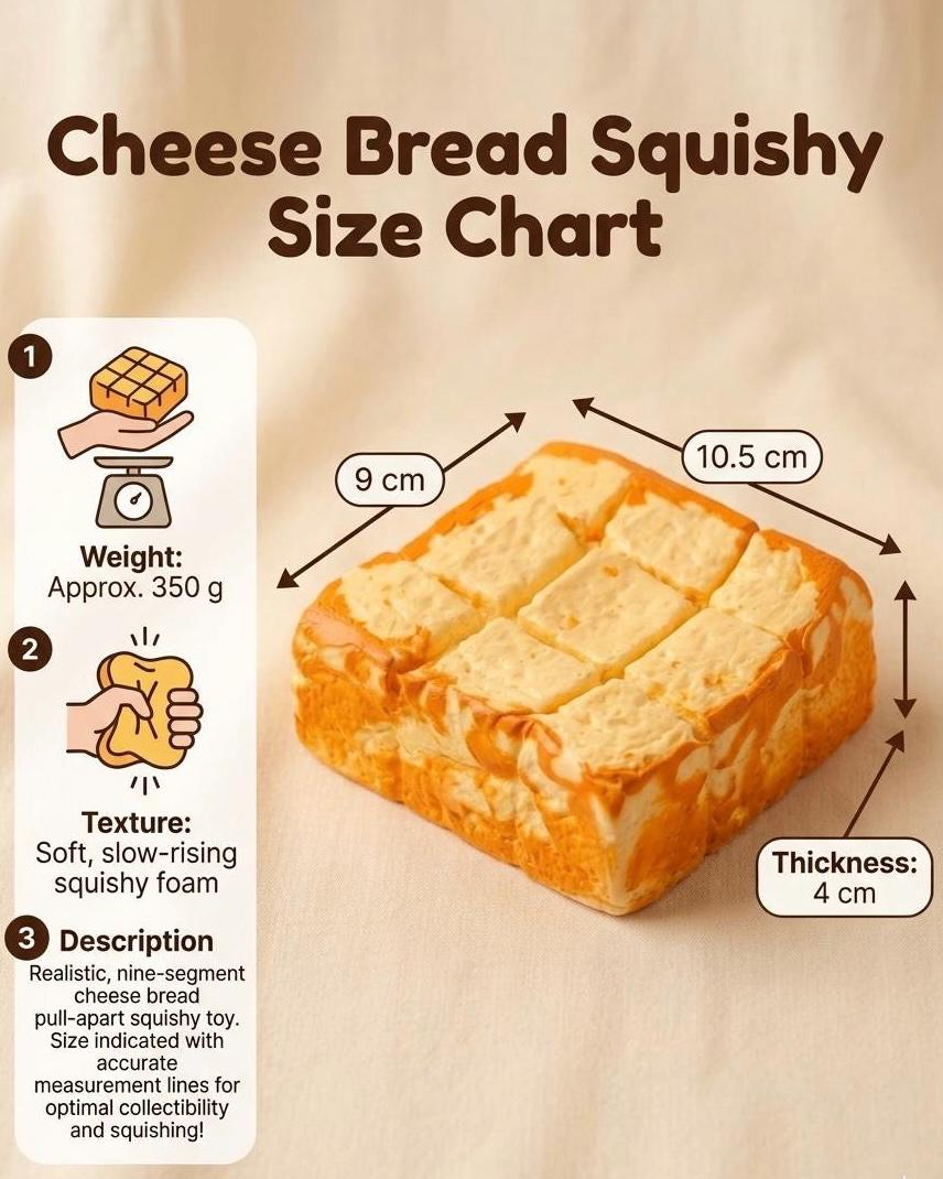 Cheese Bread Squishy