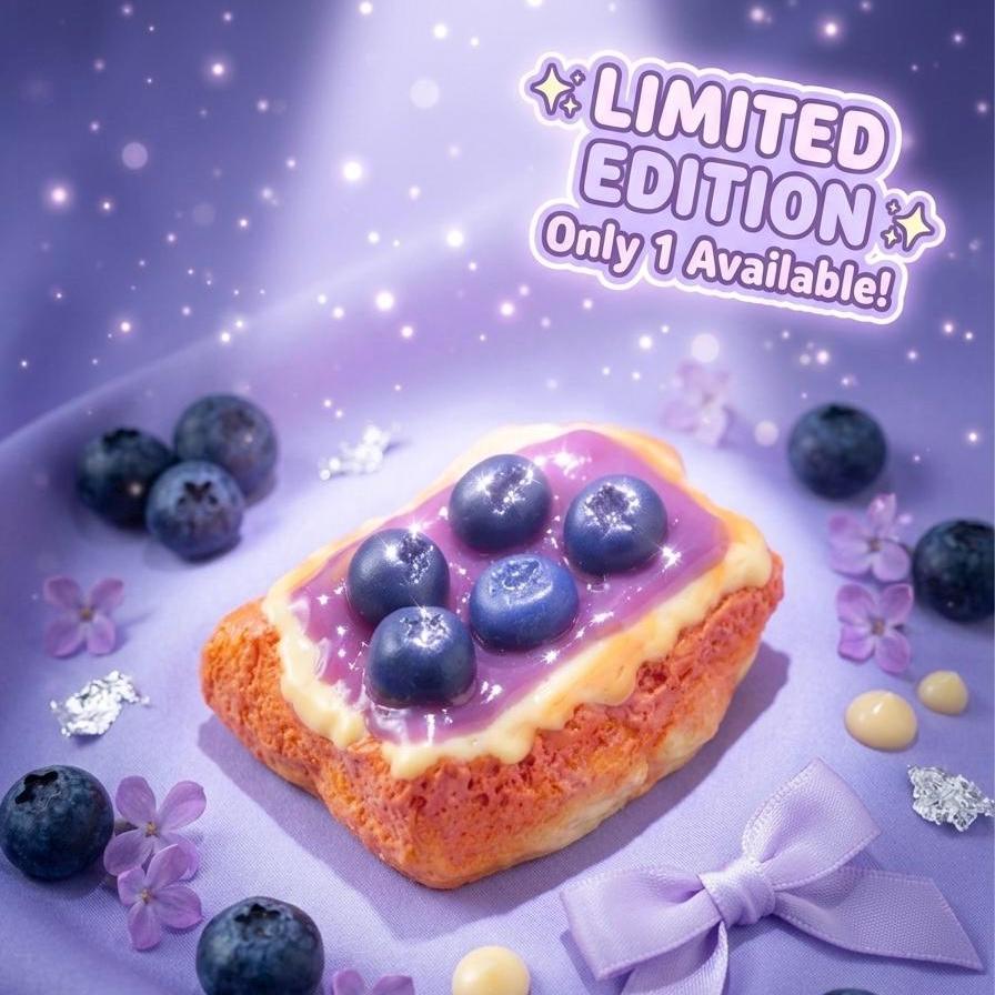 Blueberry Danish Pastry Squishy