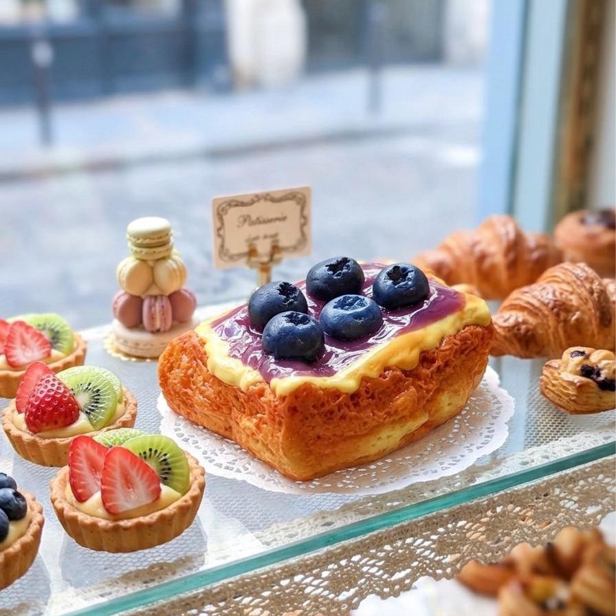 Blueberry Danish Pastry Squishy