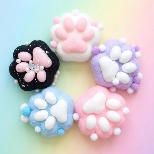 Colorful Cat Paw Squishy