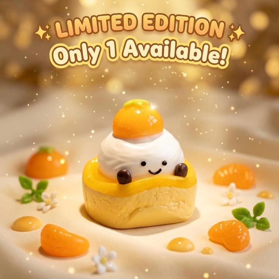 Custard Pudding Tart Squishy
