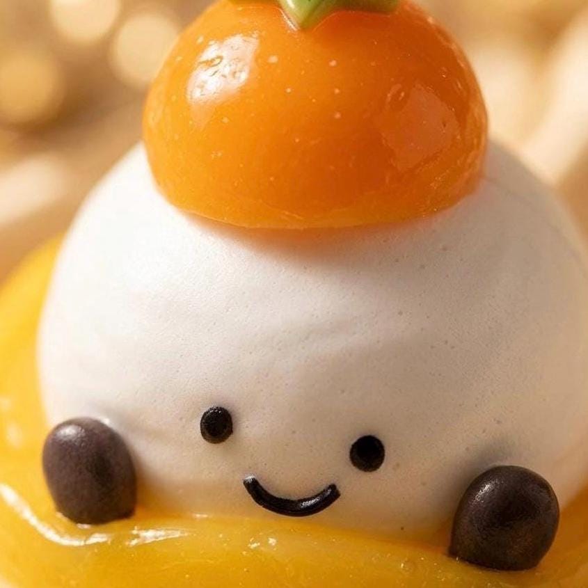 Custard Pudding Tart Squishy