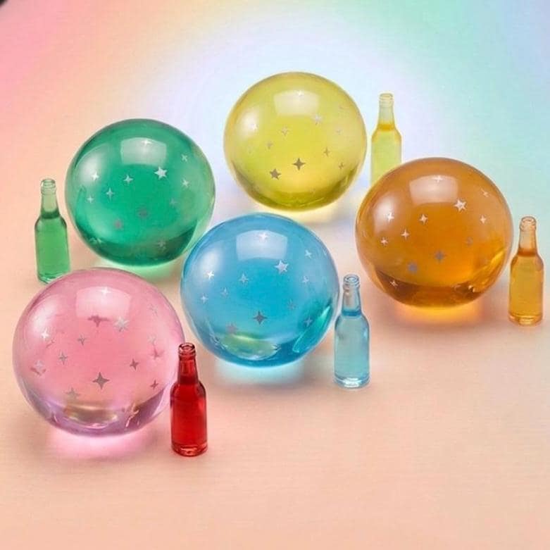 Bunter Galaxie Squishy Weicher Stressball Transparenter Glitzer Fidget Squeeze Toy Langsam aufsteigendes Sensorik Entspannungs-Spielzeug Erwachsenengeschenk für Kinder