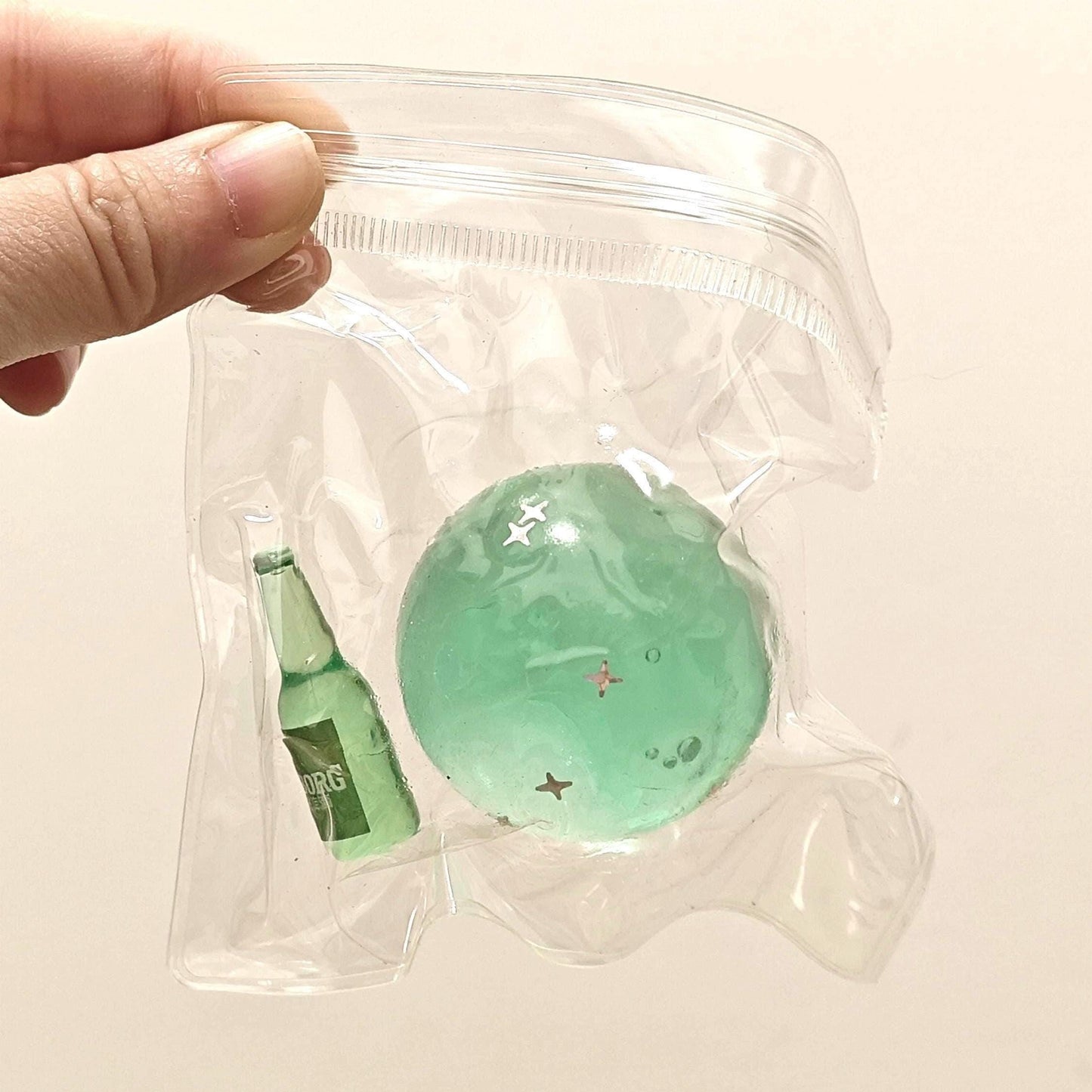 Bunter Galaxie Squishy Weicher Stressball Transparenter Glitzer Fidget Squeeze Toy Langsam aufsteigendes Sensorik Entspannungs-Spielzeug Erwachsenengeschenk für Kinder