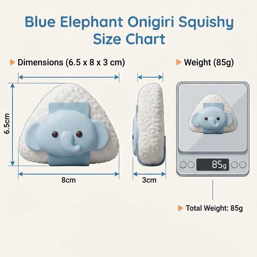 Onigiri Rice Ball Squishy Bundle