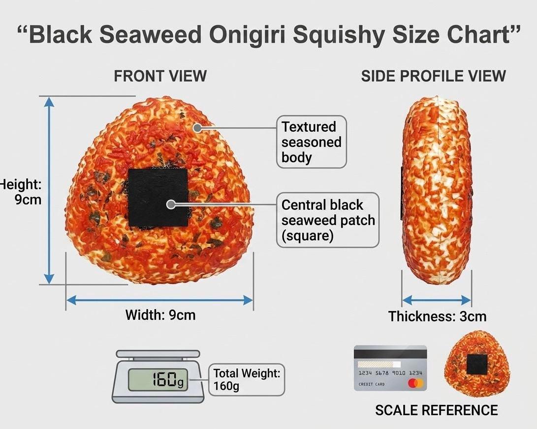 Onigiri Rice Ball Squishy Bundle