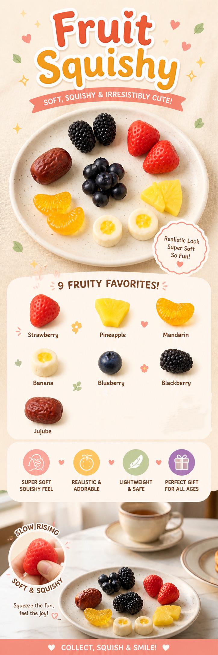 Mini Fruit Squishy