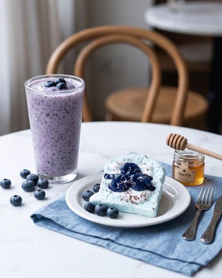 Blueberry Toast Squishy