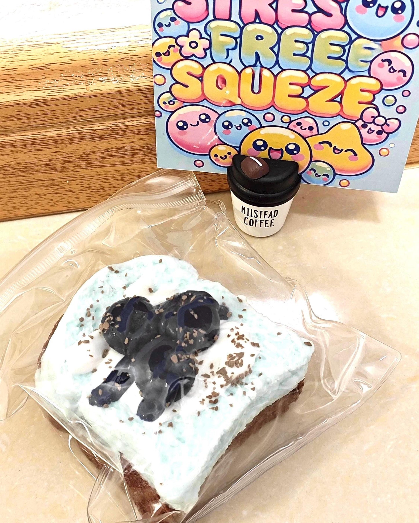 Blueberry Toast Squishy