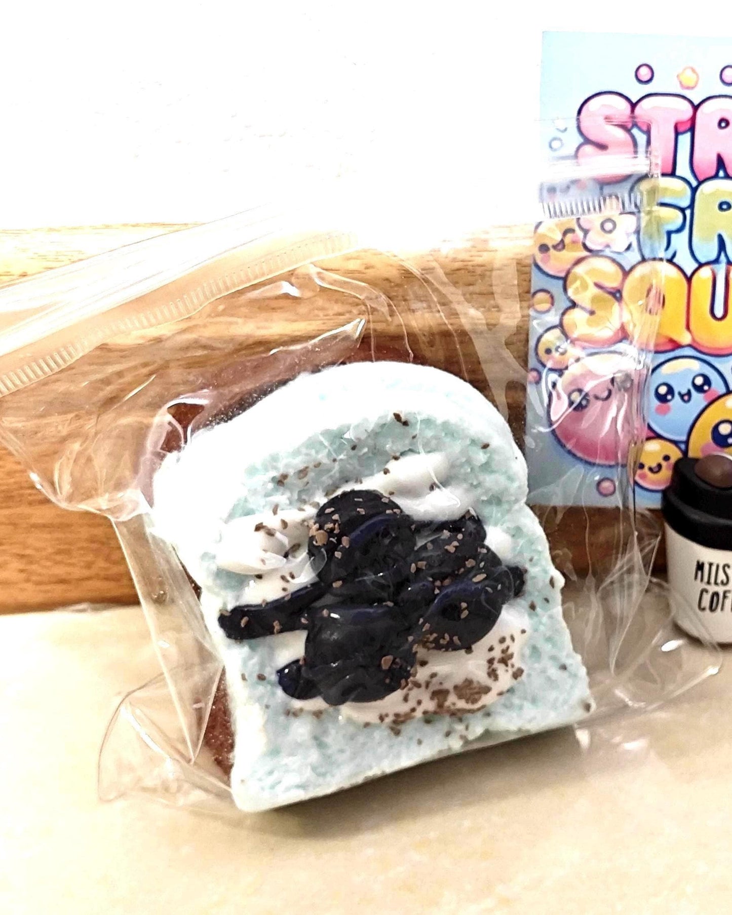 Blueberry Toast Squishy
