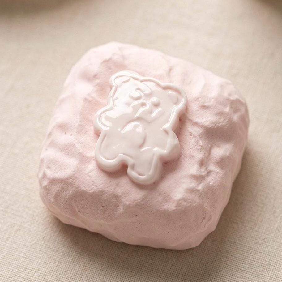 Pink Bear Marshmallow Squishy
