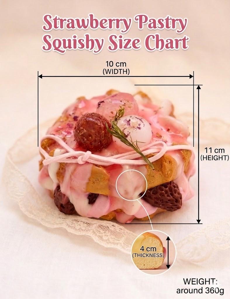 Strawberry Pastry Squishy