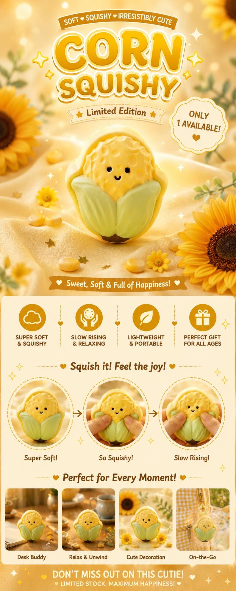 Mini Corn Squishy