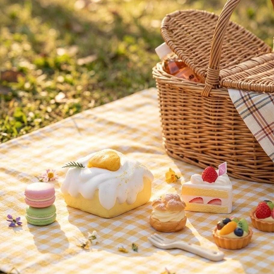 Mini Strawberry Summer Cake Squishy