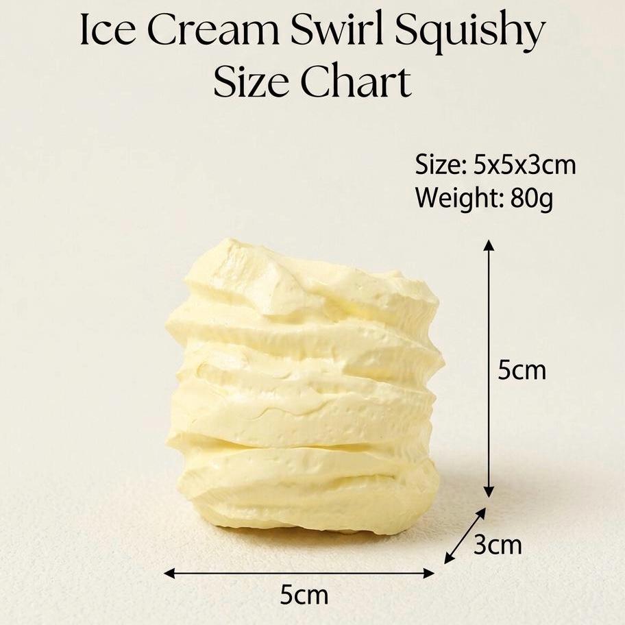 Ice Cream Swirl Squishy