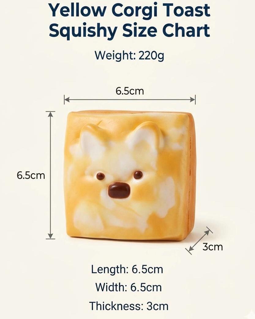 Toast Squishy Bundle Trio